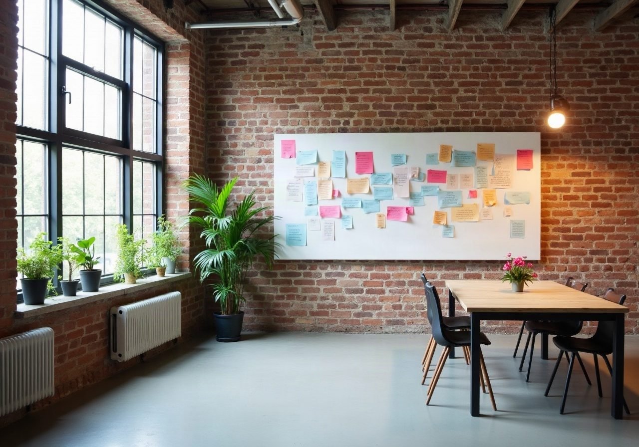 Le bureau de la régie, rue de la Noue à Montreuil, avec le tableau de planning des créneaux